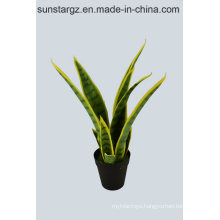 Mother in Laws Tongue Fake Flower Artificial Plant in Pot for Home Garden Decoration (50985)